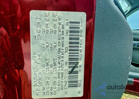 2007 Dodge Ram 3500 St z USA, uszkodzony, nr VIN 3D7MX48C17G713133